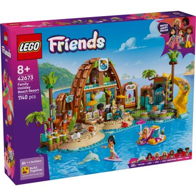LEGO® Friends - Statiune de pe litoral pentru vacanta cu familia (42673)