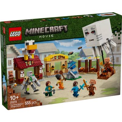 N00021273_001w 5702017815473 LEGO® Minecraft - Atacul baloanelor Ghast asupra satului (21273)