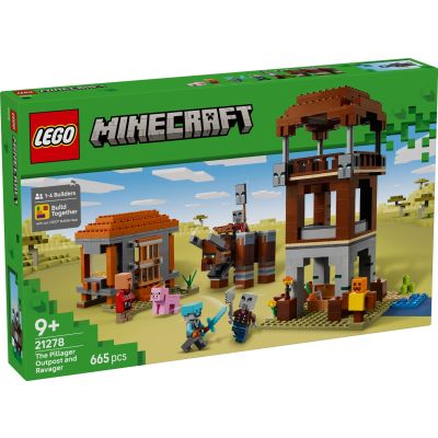 LEGO® Minecraft - Avanpostul Jefuitorului si Distrugator (21278)