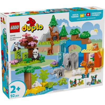 N00010446_001w 5702017815558 LEGO® DUPLO® - Familii de animale salbatice 3 in 1 (10446)