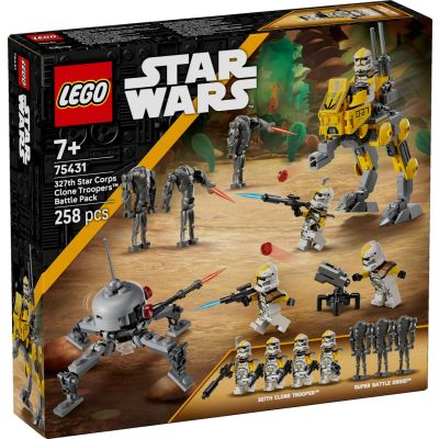 LEGO® Star Wars - Pachet de lupta Soldati clona din unitatea stelara 327 (75431)