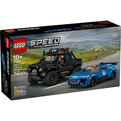 LEGO® Speed Champions - Jaguar Project 7 si Land Rover Defender (77264)