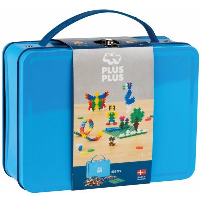 N00000342_001 5710409103428 Set constructie, Plus-Plus, 600 piese, portabil, in cutie metalica, Culori standard