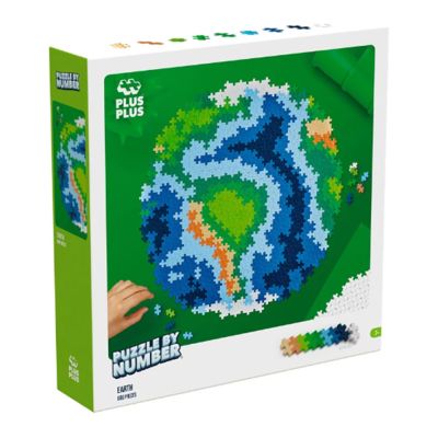 Puzzle pe numere, Plus-Plus, Pamantul, 800 piese