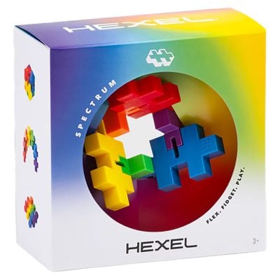 Jucarie fidget creativa, Plus-Plus, Hexel Spectrum