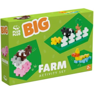 Set constructie, Plus-Plus, 40 piese mari, Ferma