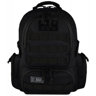 Ghiozdan St Majewski, St Right Military, Negru, 46 cm