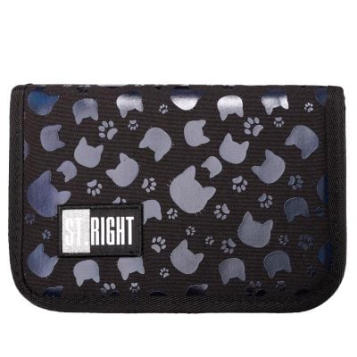 Penar neechipat cu 1 fermoar, 2 extensii, St Majewski, St.Right Black Cats, Negru