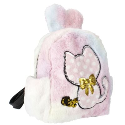 Rucsac de plus cu un compartiment, Starpak, Pisica, Multicolor