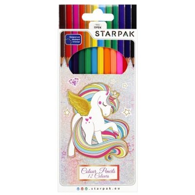 N00090919_001w 5904335837902 Set creioane colorate Starpak, Unicorn, 12 culori