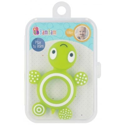 Jucarie pentru dentitie, BamBam, Broasca, Verde
