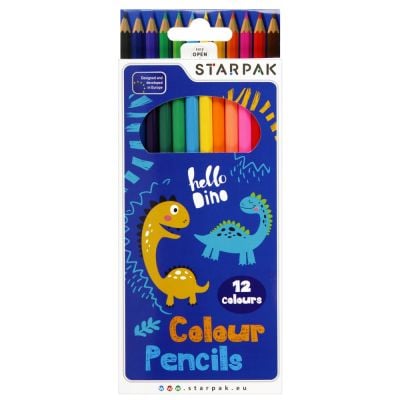 N00012000_001w 5904335877670 Set creioane colorate Starpak, Dino, 12 culori