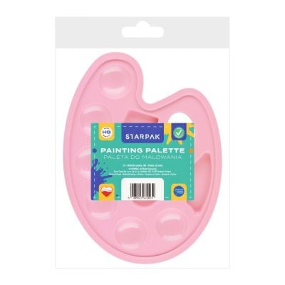Paleta de vopsea din plastic, Starpak, Roz