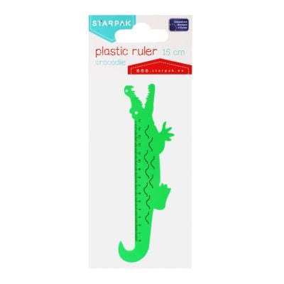 470964_001w 5908275165965 Rigla 15 cm, crocodil
