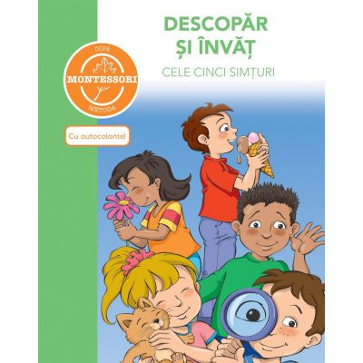 5948489359811_001w Carte Descopar si invat cele cinci simturi - dupa metoda Montessori, Editura DPH