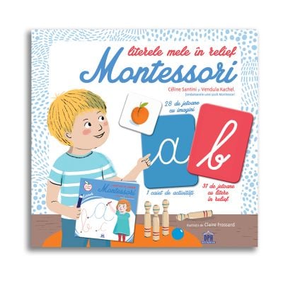 5948495001414_001w Carte Editura DPH, Literele mele in relief Montessori