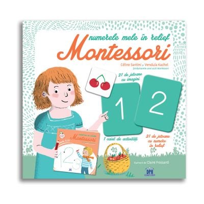 5948495001421_001w Carte Editura DPH, Numerele mele in relief Montessori