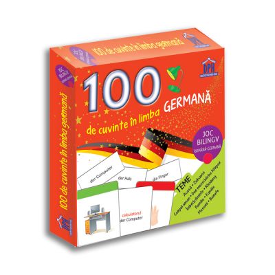 5948495001711_001w 100 de cuvinte in Limba Germana - joc bilingv, Editura DPH