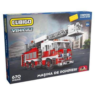 INT8638_001w 5949033918638 Masina de pompieri, Cubigo