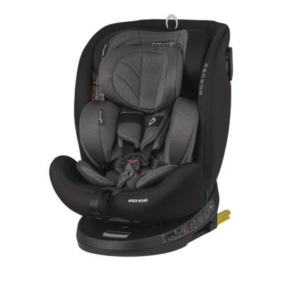 Scaun auto rotativ, Coccolle Nova, iSize 40-150 cm, Diamond Black