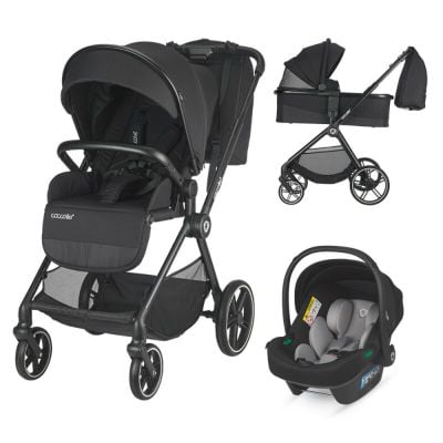N01000542_001 5949105005426 Carucior modular 3 in 1, Coccolle Lissia Anthracite si scoica auto Isize Knox Greystone