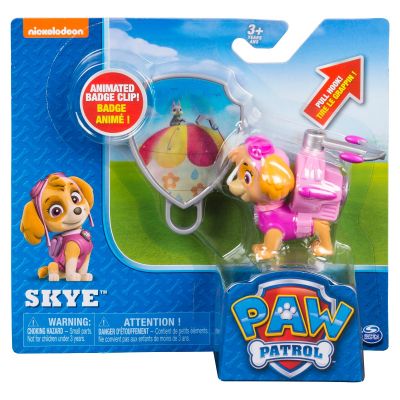 6022626_040w Figurina si insigna Paw Patrol -  Skye (20093669)