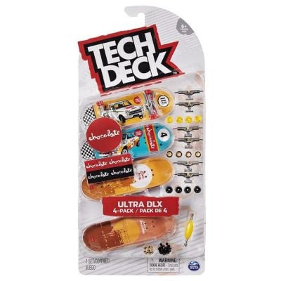 Set mini placa skateboard Tech Deck, 4 buc, Chocolate, 20125005