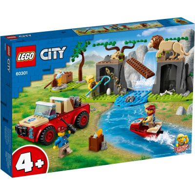 LG60301_001w LEGO® City - Masina de teren pentru salvarea animalelor (60301)