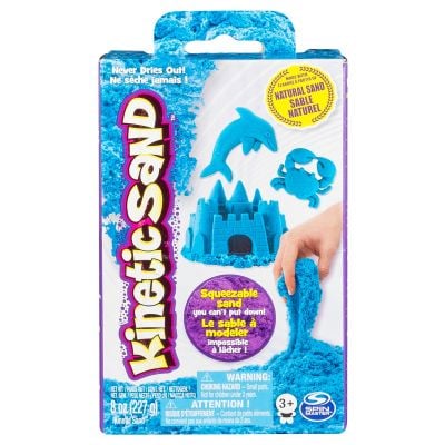 Rezerva nisip colorat Kinetic Sand, albastru, 227g