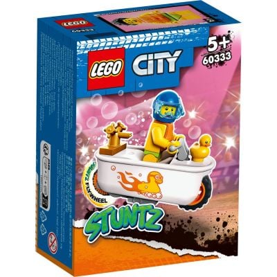 N00060333_001w 5702017161952 LEGO® City - Motocicleta de cascadorii cu cada (60333)
