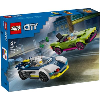 N00060415_001w 5702017583679 LEGO® City - Urmarire cu masina de politie si masina puternica (60415)