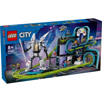 T01060421_001w 5702017587257 LEGO® City - Parc cu roller-coaster Lumea Robotilor (60421)