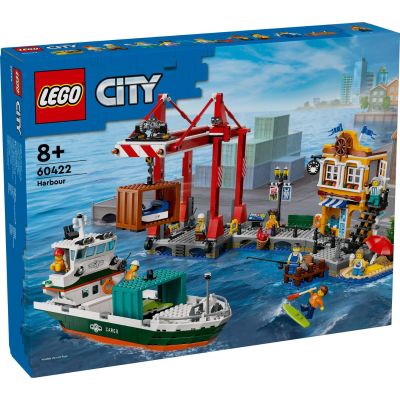 T00060422_001w 5702017587288 LEGO® City - Port si nava de transport marfa (60422)
