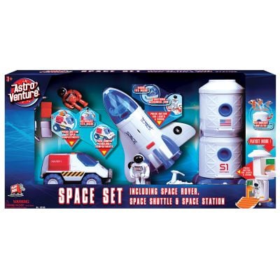 AV63115_001w 615266631150 Set spatial 3 in 1 cu figurine Astro Venture (Statie spatiala, Naveta spatiala, Vehicul spatial)