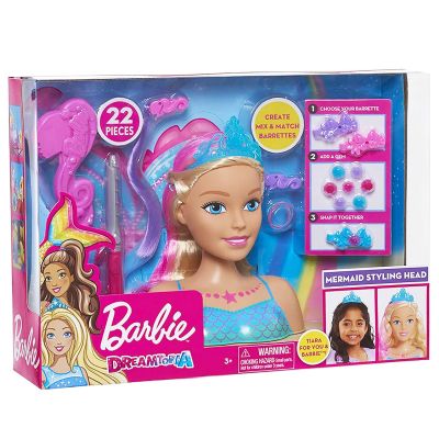 62625_001w 886144626272 Papusa Barbie Styling Head Dreamtopia - Manechin pentru coafat cu accesorii incluse