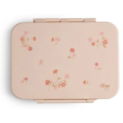 N00008657_001 6297001286579 Caserola pranz din tritan cu 4 compartimente, Citron, Flori