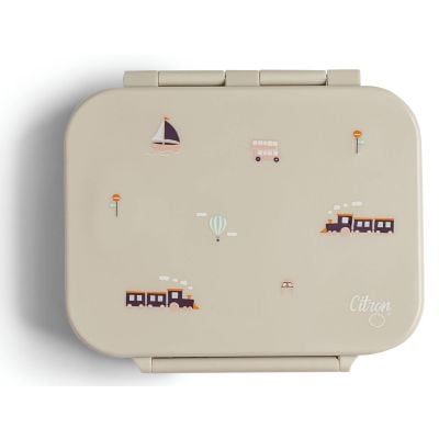 N00008659_001 6297001286593 Caserola din tritan cu 3 compartimente, Citron, Vehicule