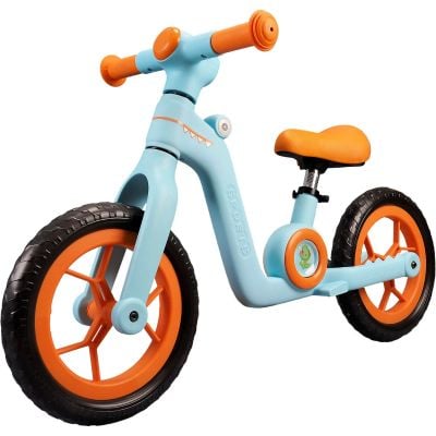 N01004381_001 6422324043817 Bicicleta fara pedale, Action One Little Dino, 12 inch, Blue