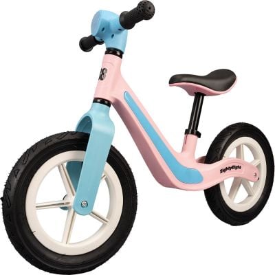 N00004394_001 6422324043947 Bicicleta fara pedale cu lumini si muzica, Action One Toddler, roti gonflabile de cauciuc, 12 inch, Roz
