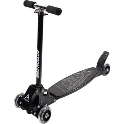Trotineta cu 4 roti, Action One Rookie, Negru
