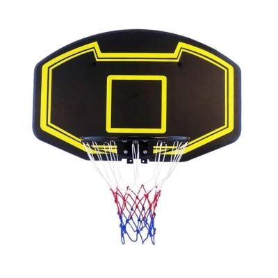 N01004549_001 6422324045491 Panou de baschet cu inel si amortizor, Action One, 112 x 72 cm, Negru