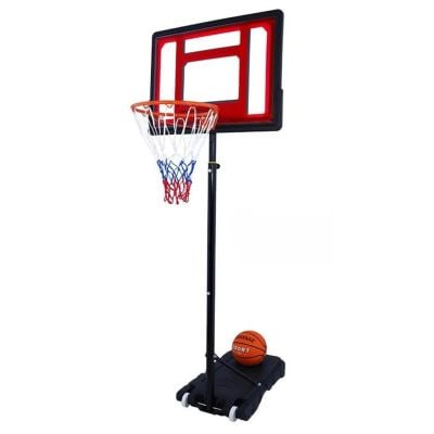 N00004558_001 6422324045583 Set cos de baschet, Action One Junior High, inaltime reglabila 115-210 cm, panou 83 x 59 cm