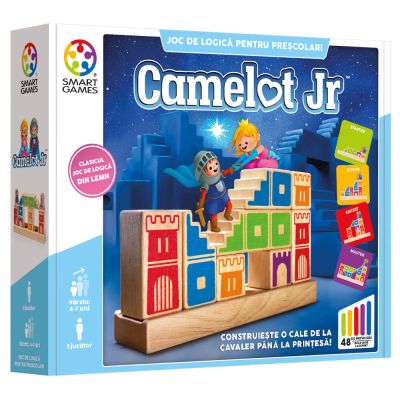 Joc de logica cu 48 de provocari, Smart Games, Camelot Jr.