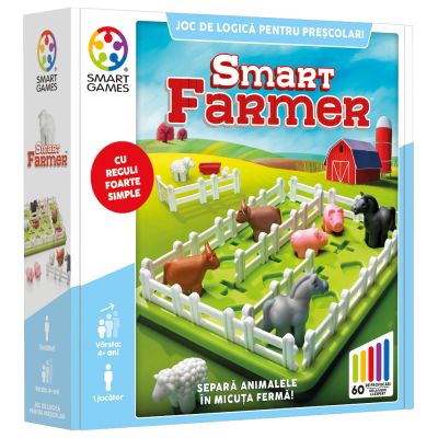 Joc de logica cu 60 de provocari, Smart Games, Smart Farmer