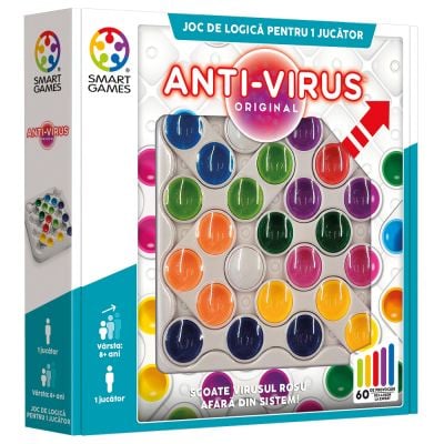 Joc de logica cu 60 de provocari, Smart Games, Anti-Virus Original