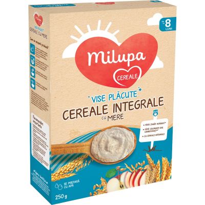657533_001w Cereale integrale cu mere Milupa, Vise placute, 250 g