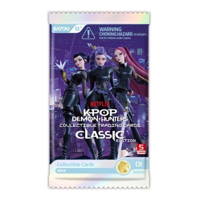 Set 5 cartonase colectibile, K-Pop Demon Hunters, Classic Edition, Seria 1