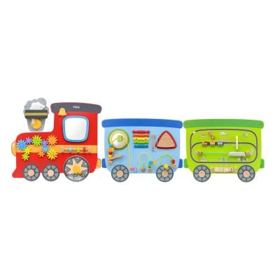 N00004717_001 6971608447174 Jucarie de perete cu activitati, Viga, Tren