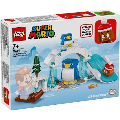 N00071430_001w 5702017592398 LEGO® Super Mario - Set de extindere aventura in zapada a familiei penguin (71430)
