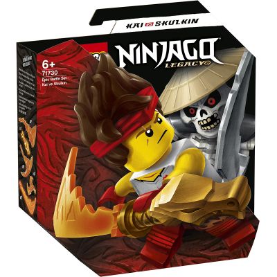 LG71730_001w LEGO® Ninjago® - Set de lupta epica - Kai contra Skulkin (71730)